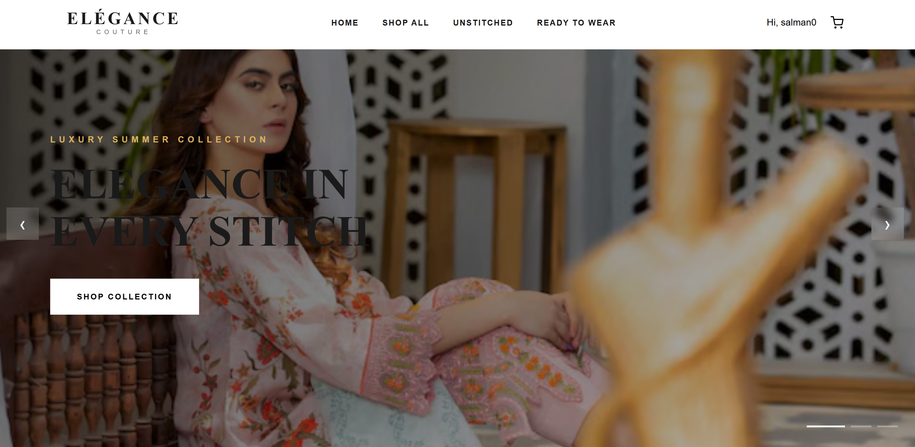 Elegance Couture - MERN Stack Fashion E-Commerce