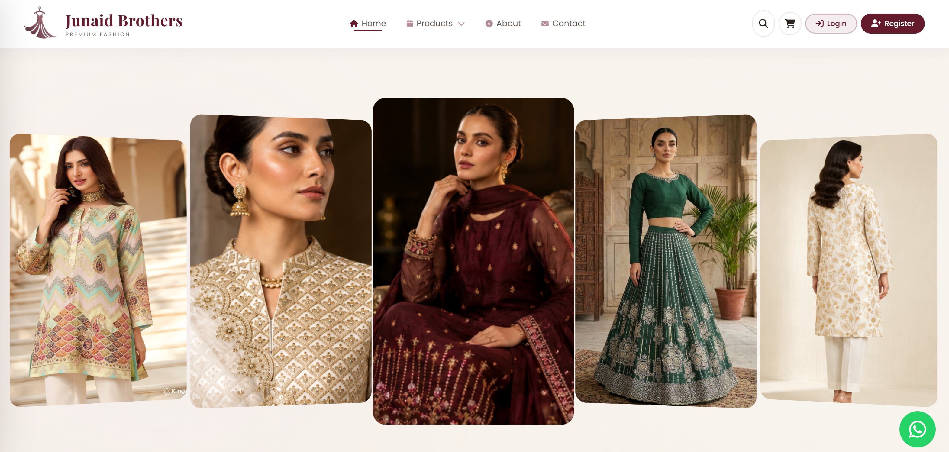 Junaid Brothers - Premium Embroidery & Fashion Website